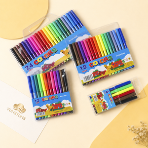 <span class=keywords><strong>Rotuladores</strong></span> de Punta de Fibra para Acuarela, 24 Colores Surtidos, Punta Fina, Coloración Suave, Empaque Personalizado para Proyectos Escolares Infantiles, Marcadores de Arte - Product Image 4