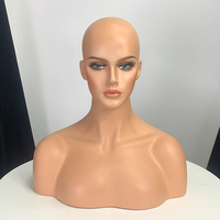 H5-E mode femme tête modèle perruques bijoux affichage tête support réaliste visage maquillage femmes têtes Mannequin