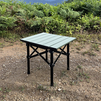 Table de pique-nique personnalisée en alliage d'aluminium de haute qualité, légère et portable, Boho, plage, camping, pliable, mini rouleau d'oeufs