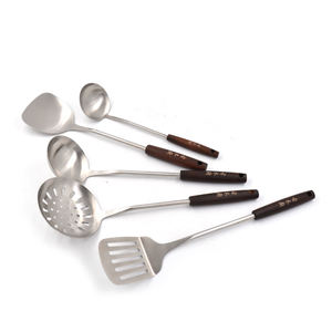 Ensemble d'ustensiles de cuisine en acier inoxydable Home <span class=keywords><strong>Hero</strong></span> pour la cuisine - Spatule multifonction, serveur à spaghetti, cuillère égouttoir, louche - Product Image 2