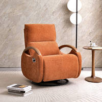 Fauteuil inclinable ergonomique multifonctionnel haut de gamme, moderne et pivotant, pour salon, bureau ou chambre à coucher