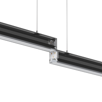Nouvelle arrivée, lumière linéaire LED en aluminium, 120 cm, 150 cm, 3000 K/4000 K/5000 K sélectionnable, UGR<19, CRI90, lumière linéaire LED de bureau