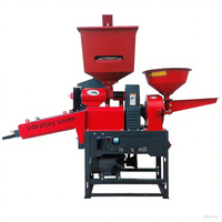 Machine à décortiquer le riz automatique multifonctionnelle, moulin à riz portable à double vibration, broyeur de céréales, épices, moulin à farine fine, moteur