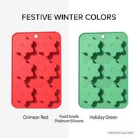 Moule en silicone 3D en forme de flocon de neige pour la vente en gros, logo personnalisé, qualité alimentaire, 6 cavités, démoulage facile, réutilisable, pour Noël, DIY