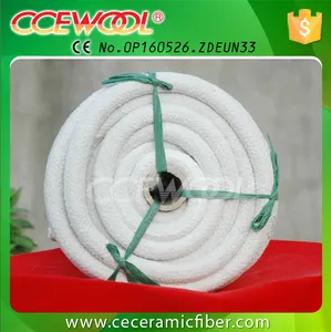 Ceramic Wool Rope CCE WOOL Ceramic Fiber Rope Manufacturer