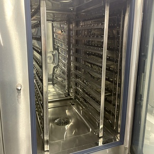 Sonde de porte isolée à triple volet Équipement de cuisine à gaz de cuisson 20 plateaux <span class=keywords><strong>Four</strong></span> à convection multifonction polyvalent commercial - Product Image 4