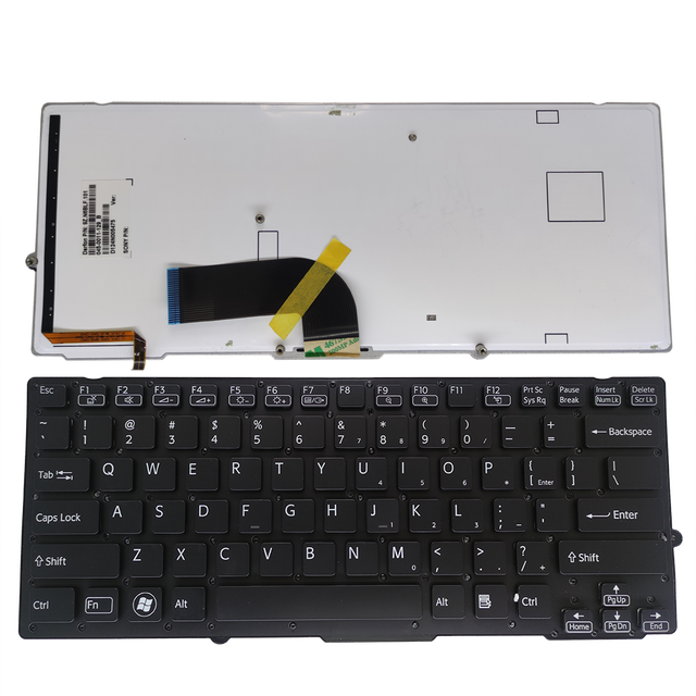Backlight US English Laptop Keyboard for SONY VAIO VPC-SD SVF14N13CLB SVF14N15CLB 9Z.N6BLF.101 045-0011-129 D124N00