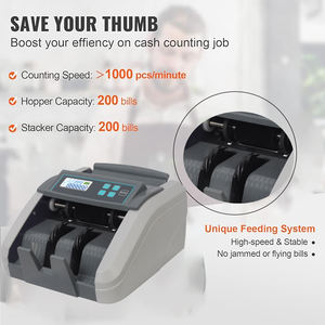 Hueen penghitung uang H-307, nilai hitungan mesin, CAD,UV/MG/IR,1100 tagihan/min, tagihan, layar LCD, garansi 1 tahun - Product Image 4