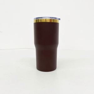 แก้วกาแฟเคลือบสีทองแบบขายส่ง ขนาดไม่เกิน 20 ออนซ์ พร้อมฝาเลื่อน แก้วสแตนเลสเคลือบสี ขนาด 20 ออนซ์ - Product Image 3