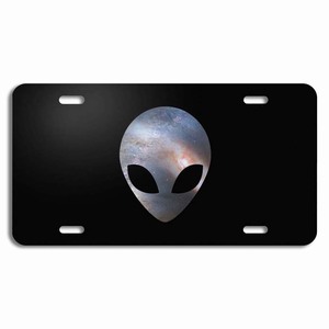 Alien Thế Giới vũ trụ nóng bán nhôm kim loại tấm giấy phép kỹ thuật số xe số tấm Trống Tùy chỉnh hình ảnh của bạn văn bản bán buôn - Product Image 2
