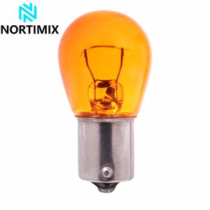 Лампа Nortimix P21W 12В для габаритных огней, стоп-сигналов, противотуманных фар и заднего хода, 21Вт, цоколь BA15s, гарантия 1000 часов - Product Image 4