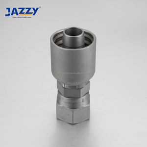 Raccord de tuyau hydraulique monobloc femelle JIC en acier au carbone forgé JAZZY 3000/6000/9000 PSI - Product Image 4