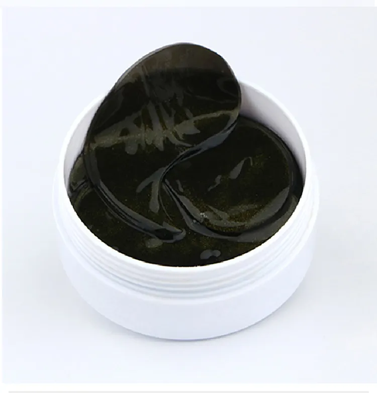 Wholesale Private Label Hydrating Hydrogel Eye Patch Black Crystal Collagen Gel Eye Mask