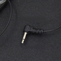 Walkie-talkie Eksternal 3.5mm Single-Ear Air-Tube Earphone-In-Ear Headphone untuk R7 Mic PTT Speaker Hanya untuk Mendengarkan