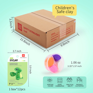 12 Design Modélisation <span class=keywords><strong>Dinosaure</strong></span> Série Super Soft DIY Clay pour Enfants - Product Image 2