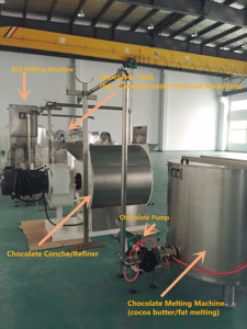 Máy nghiền sô cô la dọc 300L 500L 50L 1000L 12L Máy làm sô cô la thay vì máy conching - Product Image 3