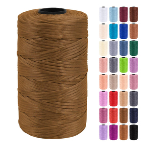 Fil de soie glacée léger, fil de chanvre glacé, chapeau de soleil d'été, sac au crochet DIY tissé à la main, coussin, couverture, soie brillante ajourée, laine épaisse - Product Image 1