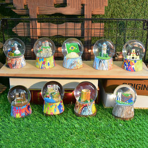 Handmade Resin Crafts <b>Christmas</b> Building Dolphin Customized <b>Snow</b> <b>Globes</b> Sculpture Home Decor Wholesale Cheap Gifts - Product Image 3