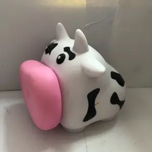 Piggy Bank Cow Shape Plastic Piggy Bank