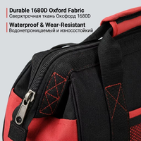 Kit de sac à outils professionnel universel robuste de 105 pièces pour la réparation domestique, le bricolage et l'entretien général, en tissu Oxford portable