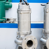 Pompe à eaux usées en acier inoxydable, macéreuse, submersible, haute puissance, pour eaux usées industrielles et municipales