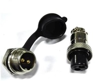 Connecteur noir gx16 avec prise d'aviation, 30 pièces, noir