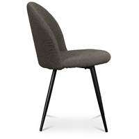 Chaise de salle à manger moderne et confortable avec dossier pour la maison, l'hôtel ou les négociations – Chaise de salle à manger simple et décontractée