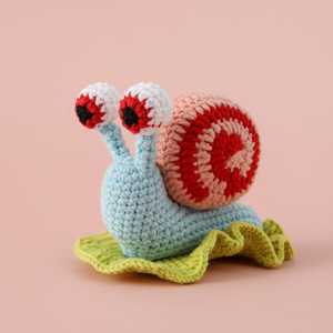 Ganchillo transfronterizo de la serie marina tejida con lana Haima: Pez espada, Camarón, Calamar, Pulpo, Concha, Douyu, Cangrejo - Product Image 3