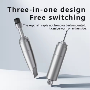 JILIAN Accesorios de Alta Calidad 3 en 1: Extractor de Tarjeta SIM, Cepillo de Limpieza <span class=keywords><strong>para</strong></span> Teléfono, Desempaquetador Portátil con Llavero - Product Image 6