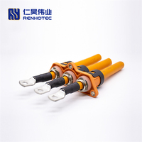 Connecteur série à trou traversant 1 broche 850V 100A 125A 150A 200A Prise de câble pour contrôleur de moteur EV UVW