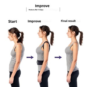 Voor Heren Dames Professionele Bescherming Rug Correctie Riem Onzichtbare Ademende Mesh Verstelbare Rugondersteuning - Product Image 2