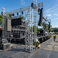 Topfinger - Estructura de Aluminio Arqueada con Sistema de Elevación, Certificación TUV, Ideal para Ferias Comerciales y Exposiciones