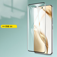 Pelindung Layar Kaca Tempered Anti Gores Kekerasan 9H Transparan Full Cover untuk Honor 300 Ultra / 500 400 300 200 100 Pro / 400 Lite