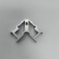 Support d'angle moderne Tengshuo de type nouveau, tout en aluminium, durable, taille personnalisée, OEM/ODM, installation facile par vis, pour porte à rupture de pont thermique