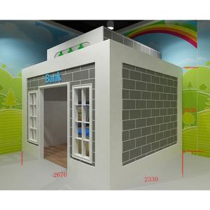 Aire de jeux intérieure petite taille, équipement de ville, maison de jeux de rôle, pour enfants, bon marché - Product Image 6