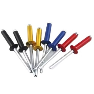 <span class=keywords><strong>Rivet</strong></span> à tête ouverte en aluminium coloré rouge/<span class=keywords><strong>bleu</strong></span>/jaune, norme ISO, type aveugle, pour boîte à vin - Product Image 2