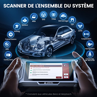 Herramienta de Diagnóstico ANCEL DS160, 28 Funciones de Reinicio, Función Completa, Escáner OBD2 para Porsche, Benz, KIA, Ford