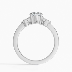 Elegant Bridal White Silver <b>Crystal</b> Engagement <b>Ring</b> for Women Wedding Proposal Jewelry Romantic Anniversary Gift <b>Ring</b> - Product Image 3