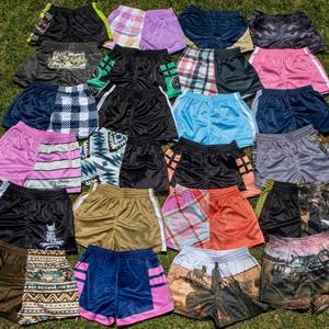 カスタム昇華トラック運転手先住民ヴィンテージアボリジニメンズポケット付きフーティショーツチームトレーニングポケット付きラグビーショーツ - Product Image 1