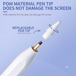 ปากกาสไตลัส iPad แบบ Push-Pull ซ่อนพอร์ต Type-C ปุ่มกดแบบ Physical ป้องกันการสัมผัสโดยฝ่ามือ รองรับการเอียง แม่เหล็กดูดติด ใช้งานได้กับ iPad 2018-2026 - Product Image 6