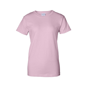 Camiseta Casual de Algodón Grueso para Mujer, Costuras Reforzadas, Cuello Clásico, Textura Suave Vintage, Logotipo en Tejido de Punto, Verano - Product Image 1