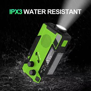 Đa chức năng đài phát thanh Hand Crank năng lượng mặt trời USB FM/ AM thời tiết Radio khẩn cấp Đèn pin ngân hàng điện rất chất lượng âm lượng cao đài phát thanh - Product Image 6