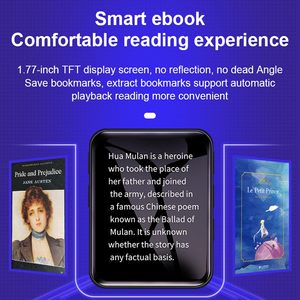 1.77 inch màn hình <span class=keywords><strong>MP4</strong></span> Máy nghe nhạc cho Bluetooth âm nhạc đầy đủ Video hỗ trợ tính năng Stereo Loa FM Đài phát thanh ghi âm giọng nói mới lạ suppo - Product Image 6