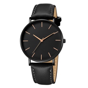 Direct Factory Sale Men's Luxury Quartz Watch Antiqued Coin Design New Popular Glass Leather Plastic Strap for Foreign Trade - Product Image 3