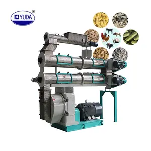 YUDA Hot Sale Factory Price 4-20 T/H Animal Chicken Feed Pellet Machine Price