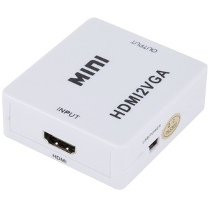 Mini convertidor HDMI2VGA Full HD 1080P con salida de audio para monitor y proyector - Product Image 1