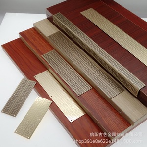 Protections d'angle en laiton pour meubles, style chinois moderne, couleur cuivre, J-89 - Product Image 3