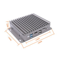 PC industriel sans ventilateur EVUC Gemini Lake J4125, 4 ports 2.5Gbe I226, 16 Go DDR4, 4G LTE SIM, pour laboratoire domestique, petite entreprise, réseau, en stock