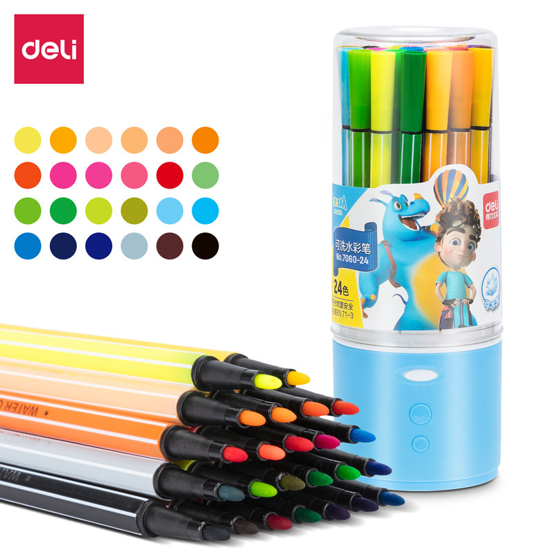 24 สี - กล่องสีน้ำเงิน