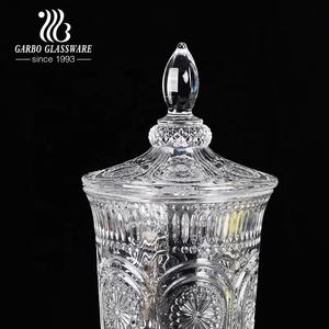 เครื่องจ่ายแก้ว2L ใสทรงดอกทานตะวันเครื่องจ่ายเครื่องดื่มและน้ำผลไม้ปราศจากการรั่วซึมขนาด2000มล. สำหรับเก็บอาหารและใช้ในบ้าน - Product Image 2